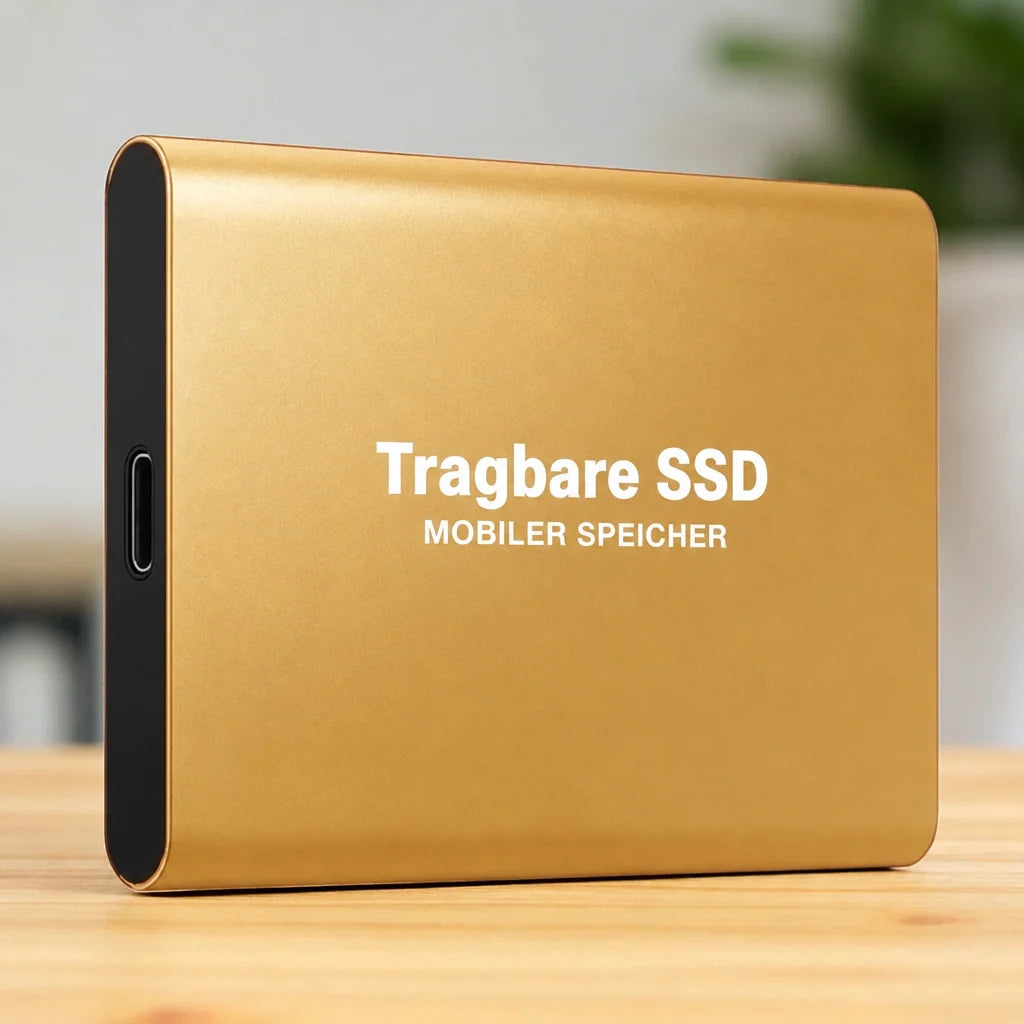 External SSD Rugged Shock-Resistant Fast USB-C