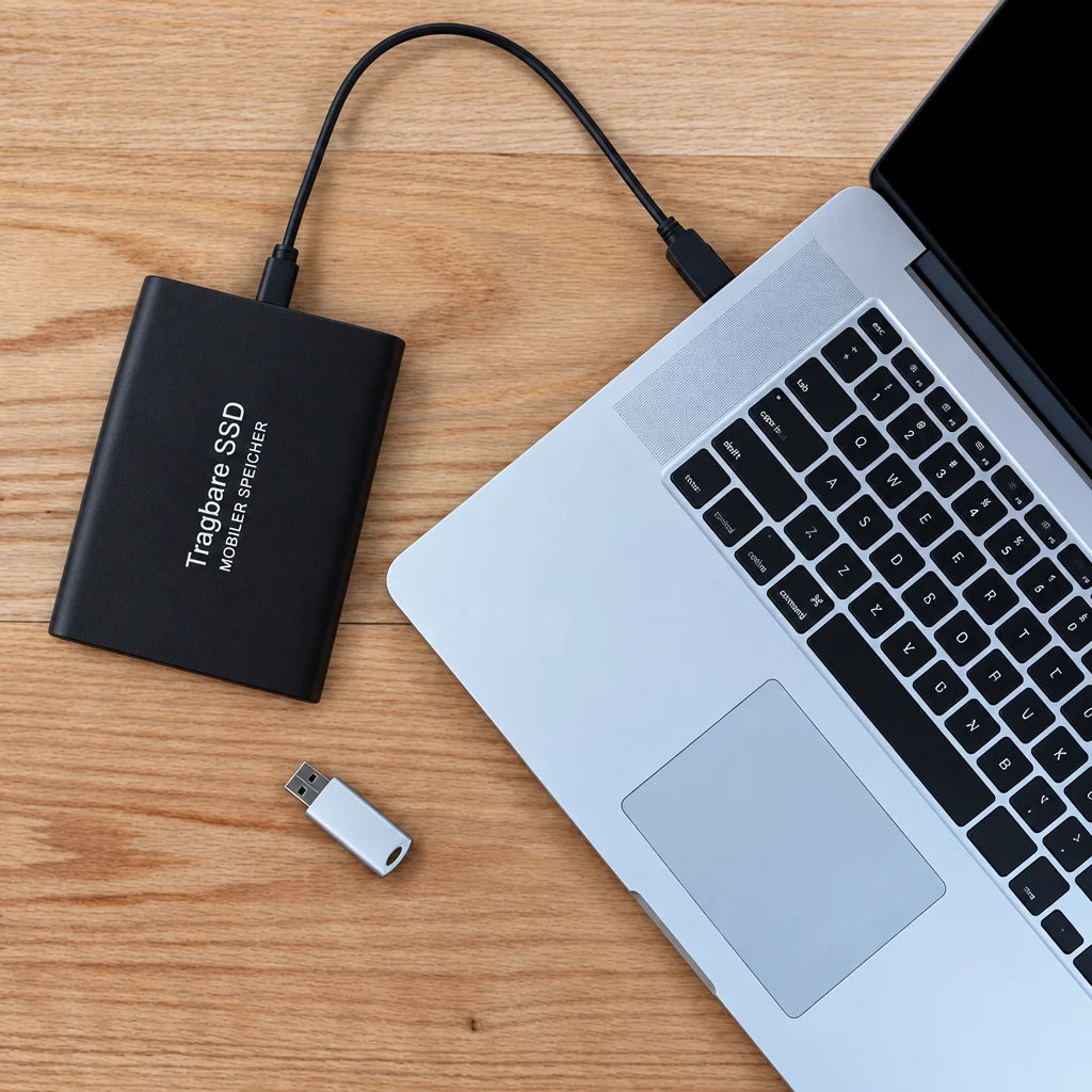 External SSD Rugged Shock-Resistant Fast USB-C