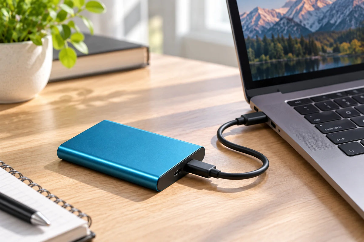 External SSD Rugged Shock-Resistant Fast USB-C