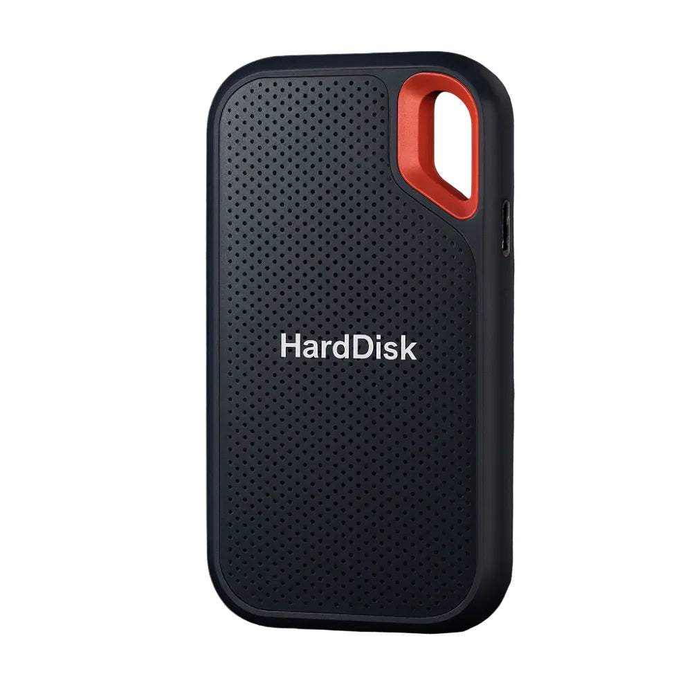 External SSD USB-C Shock-Resistant Compact Design