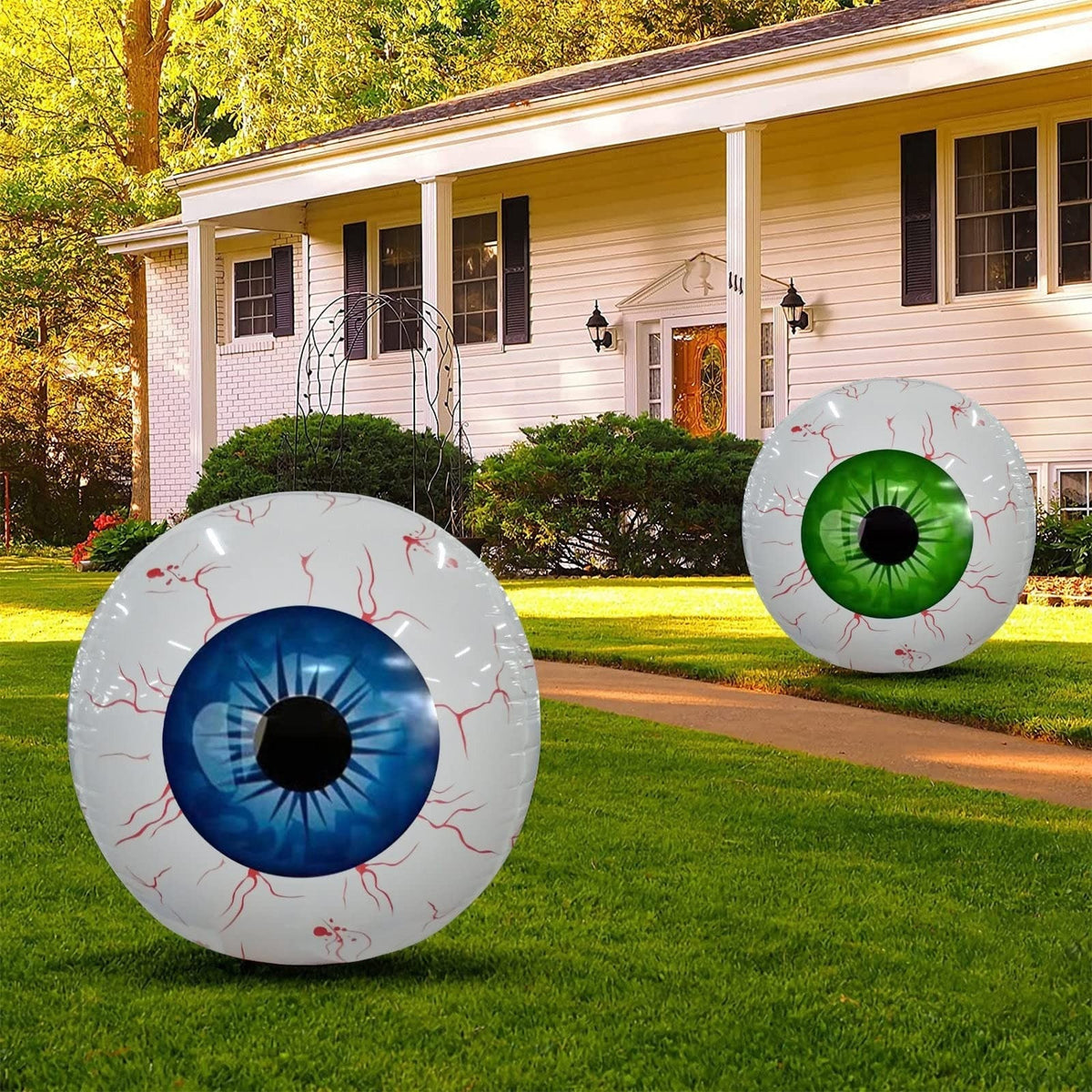 Eyeball Balloon Bloodshot Metallic Foil 22-Inch