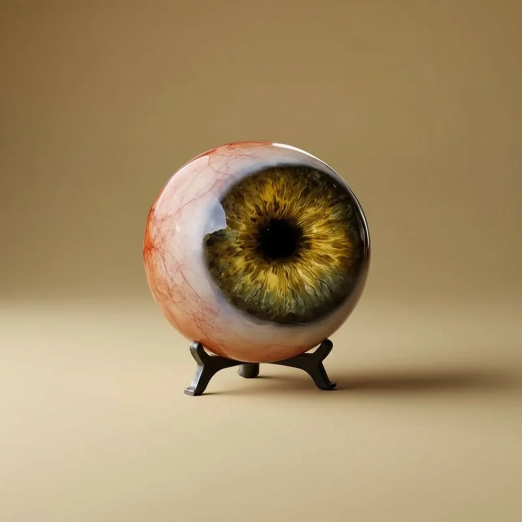 Eyeball Decoration Halloween Glossy Finish Removable Stand