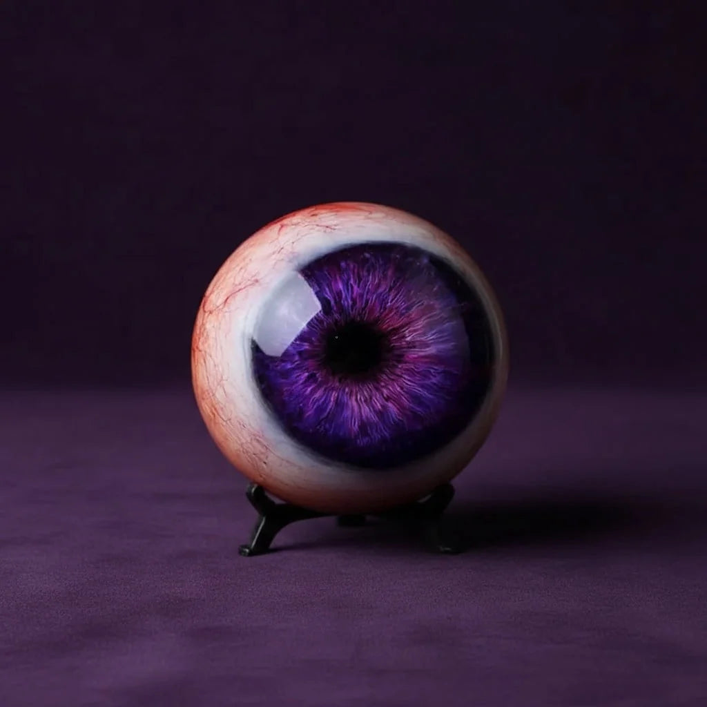 Eyeball Decoration Halloween Glossy Finish Removable Stand