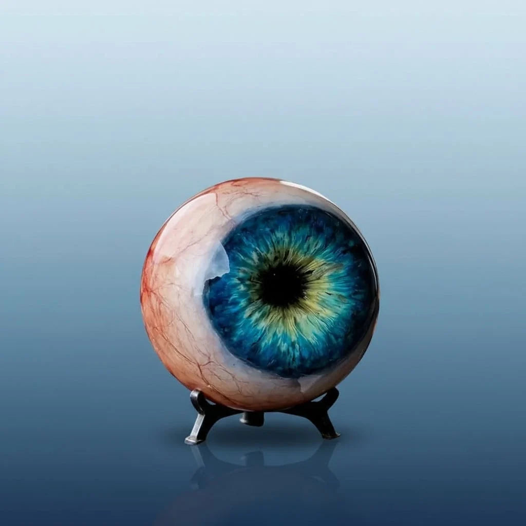 Eyeball Decoration Halloween Glossy Finish Removable Stand
