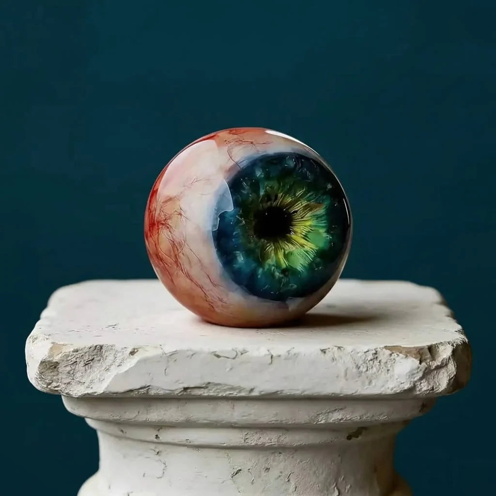 Eyeball Decoration Halloween Glossy Finish Removable Stand
