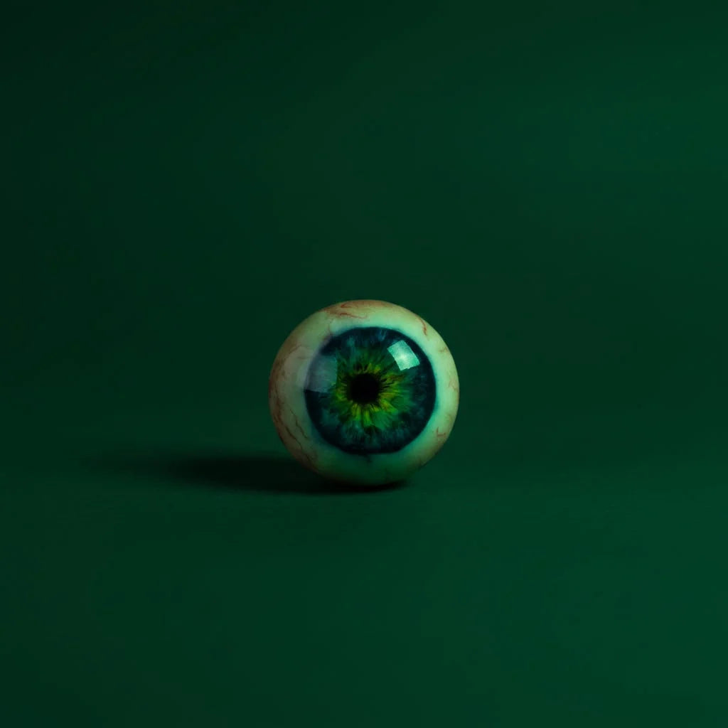 Eyeball Decoration Halloween Glossy Finish Removable Stand