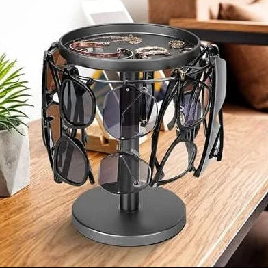 Eyeglass Stand 360° Rotating Metal Construction