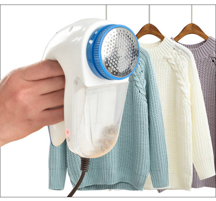 Fabric Shaver Electric Three Floating Blades Stainless Steel Cutter