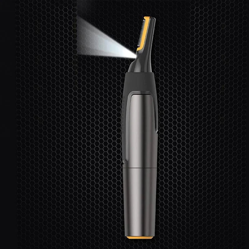 Facial Hair Trimmer Built-In LED Rinseable Head