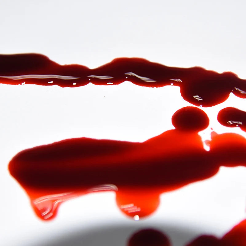 Fake Blood Liquid Dark Red Non-Toxic Easy-Pour Pouch
