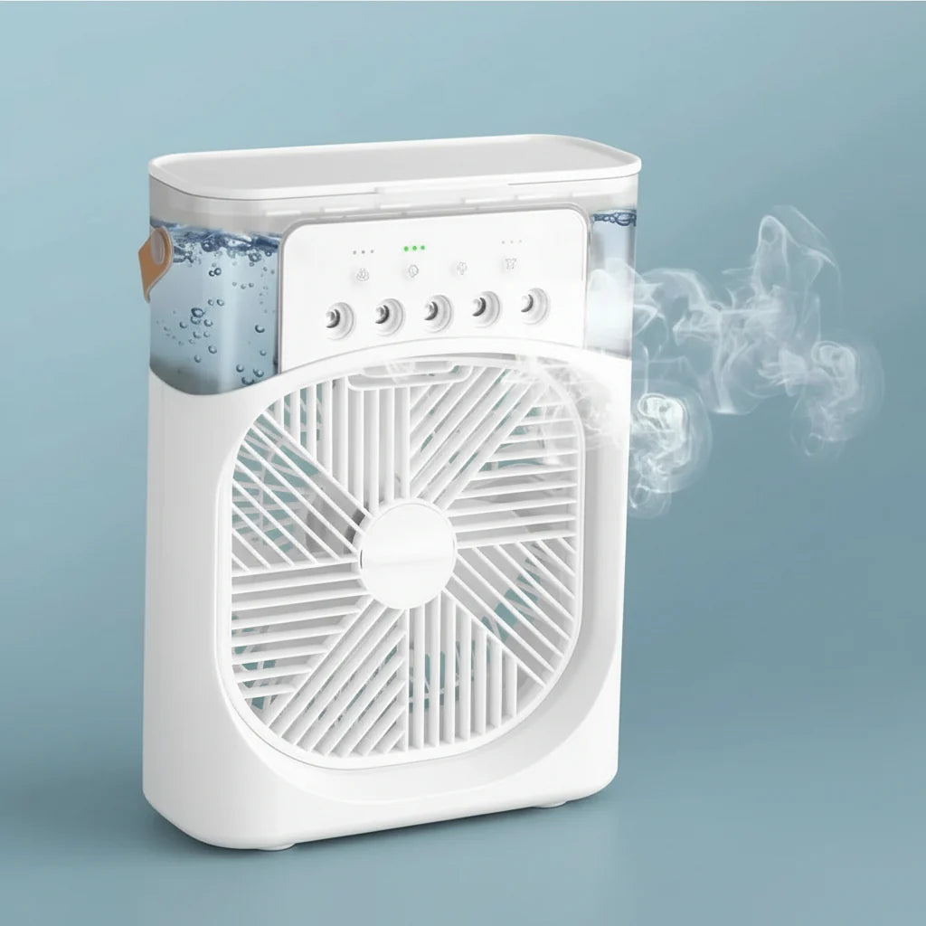 Fan & Humidifier 2-in-1 Compact Low Energy
