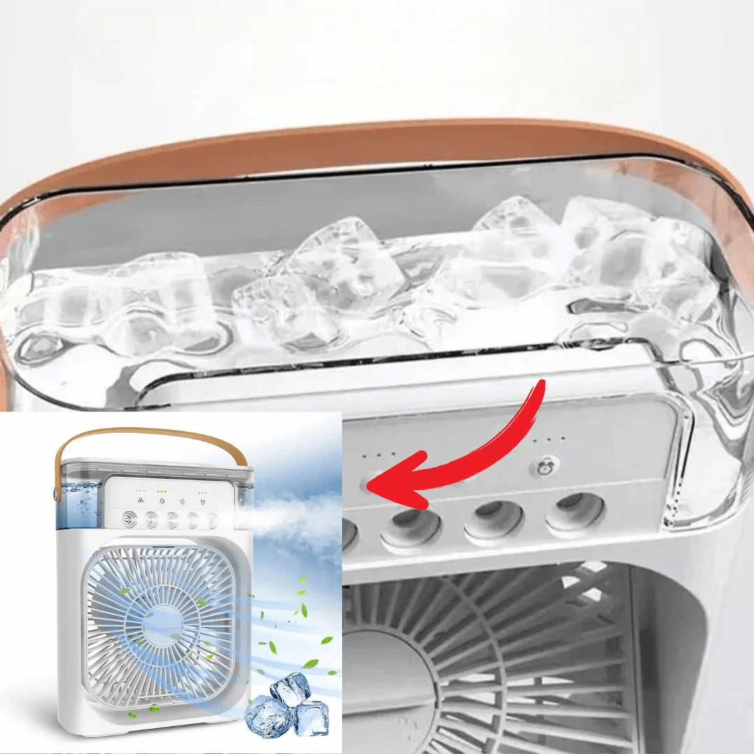 Fan & Humidifier 2-in-1 Compact Low Energy