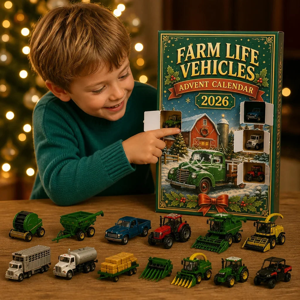 Farm Vehicle Advent Calendar 24 Agricultural Models Daily Surprises
