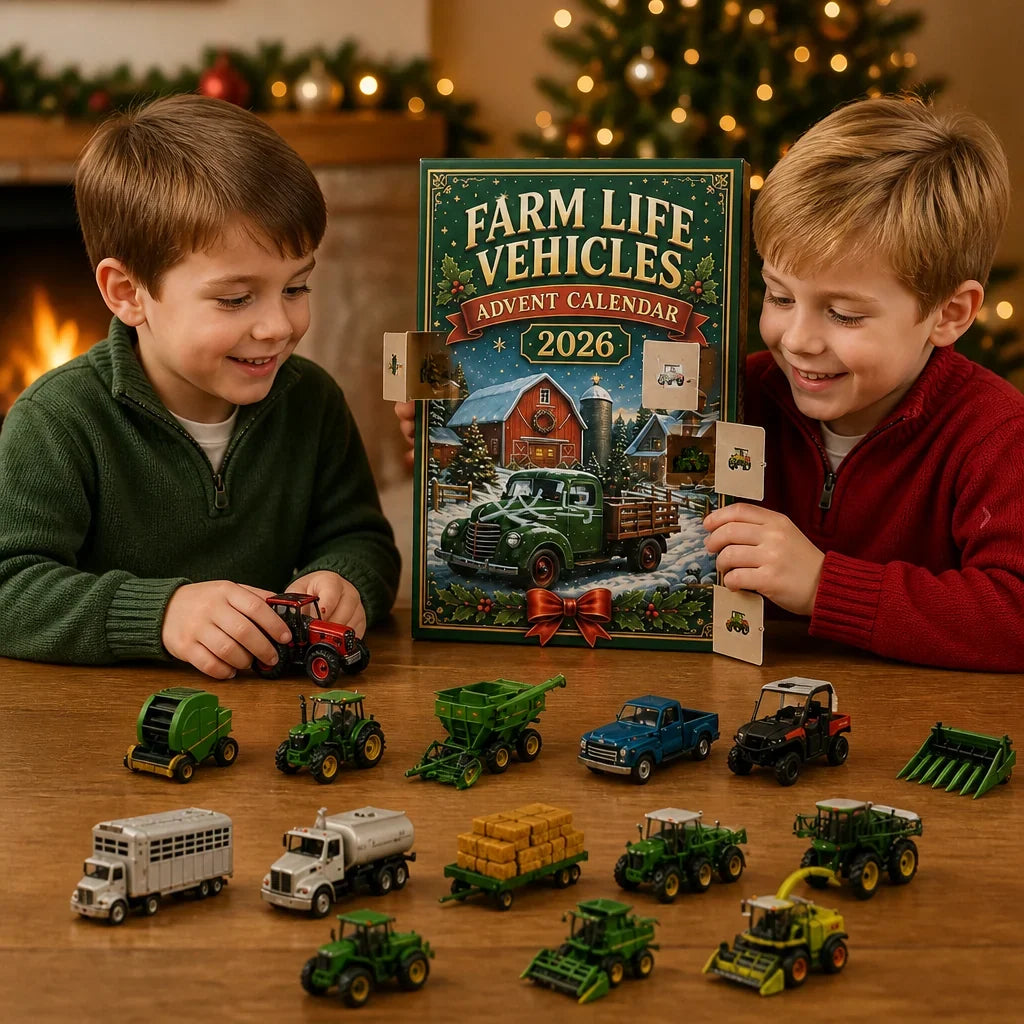 Farm Vehicle Advent Calendar 24 Agricultural Models Daily Surprises