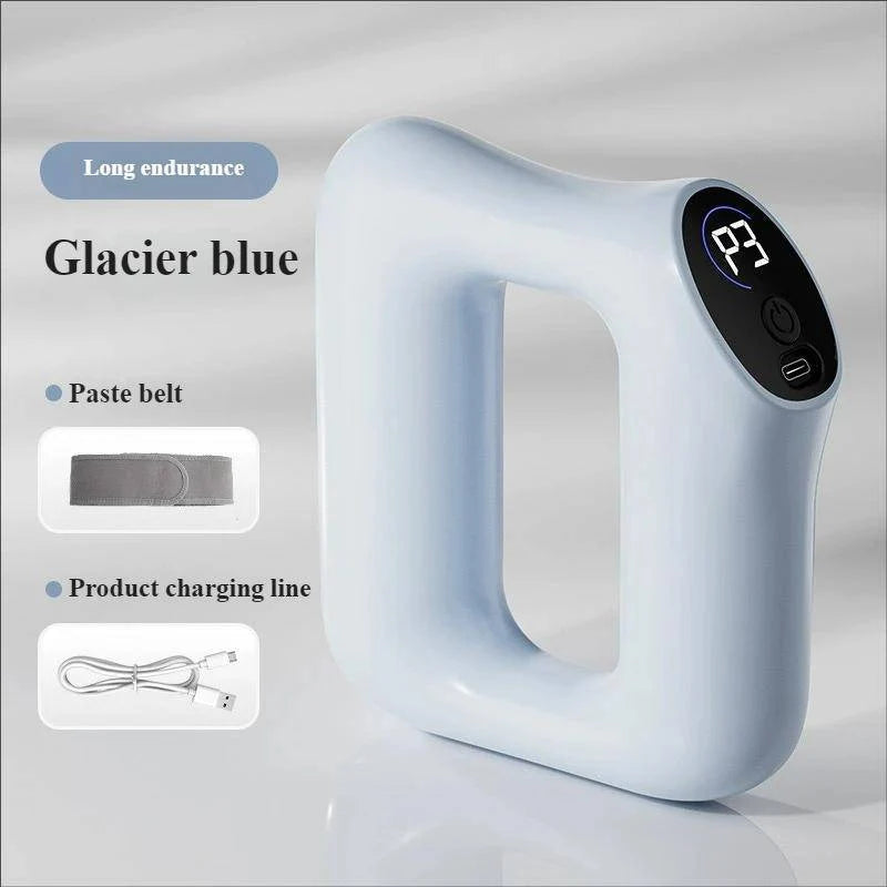 Fascia Ring Massager Adjustable Strap Warming 8 Vibration Modes