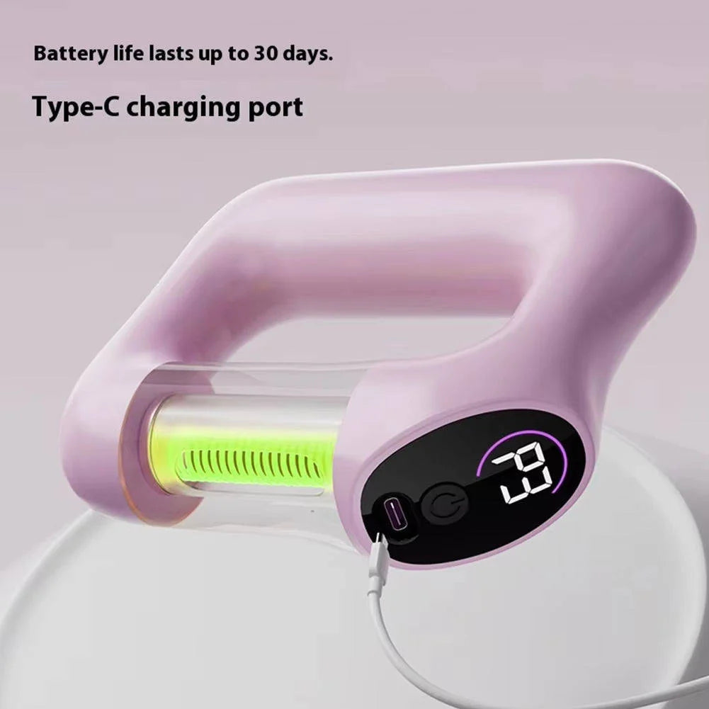 Fascia Ring Massager Adjustable Strap Warming 8 Vibration Modes
