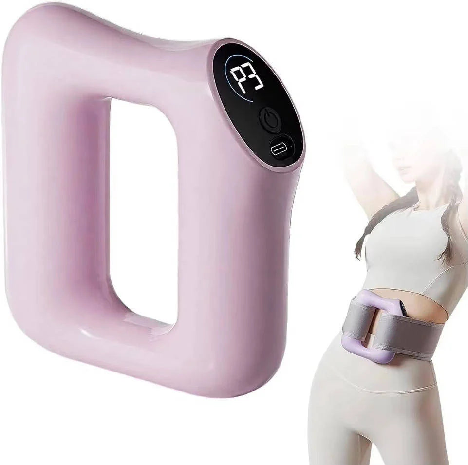 Fascia Ring Massager Adjustable Strap Warming 8 Vibration Modes