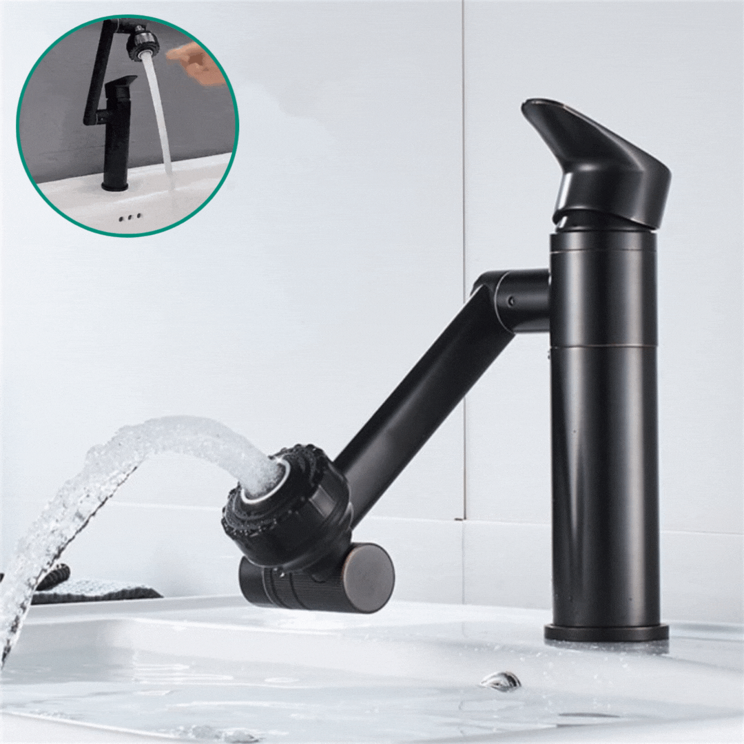 Faucet Attachment 360° Swivel Integrated Spray Stainless Steel