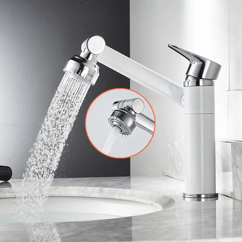 Faucet Attachment 360° Swivel Integrated Spray Stainless Steel