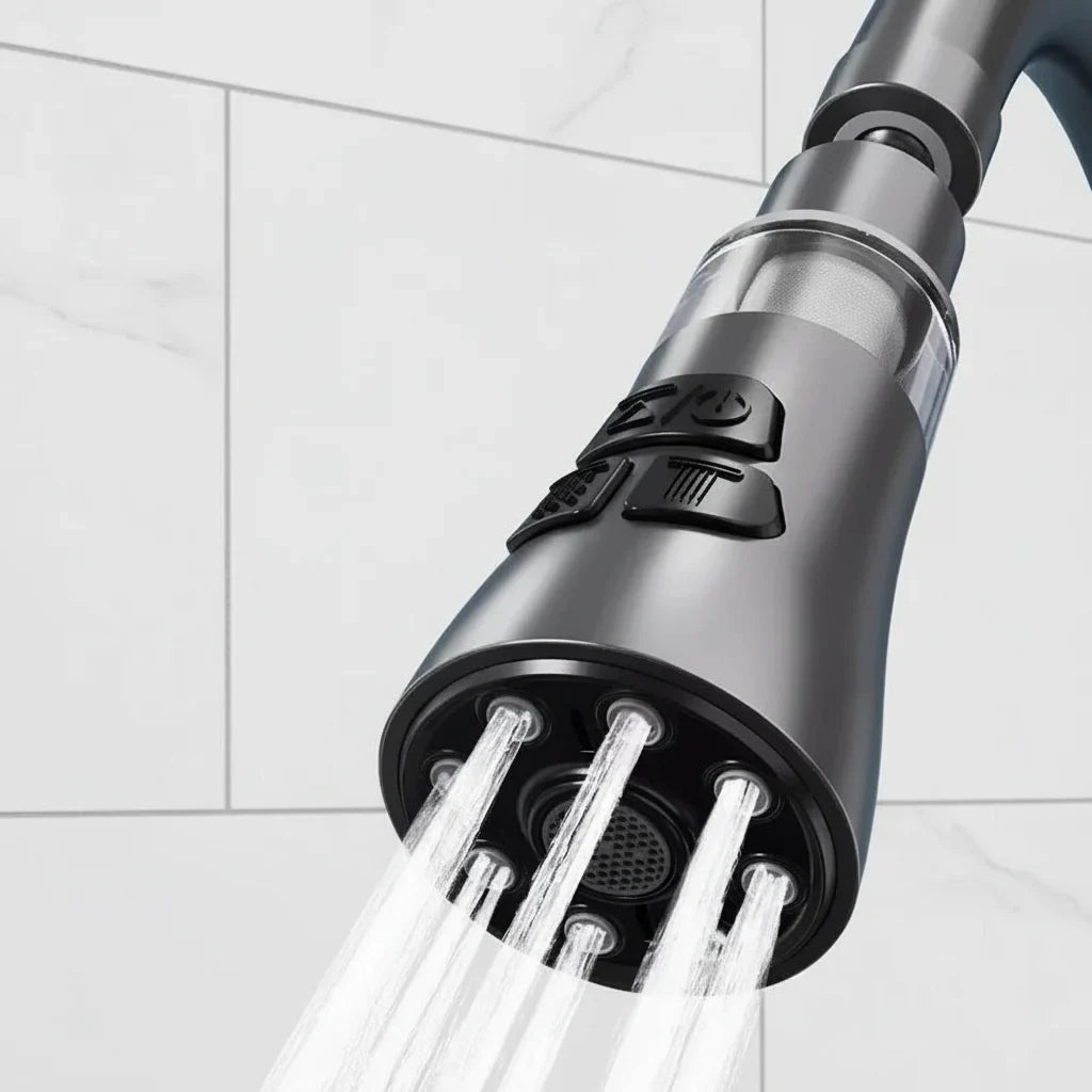 Faucet Extender 720° Rotating Spout Three Spray Modes