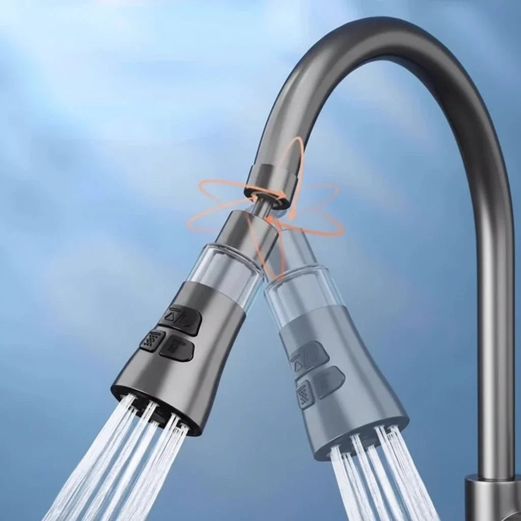 Faucet Extender 720° Rotating Spout Three Spray Modes
