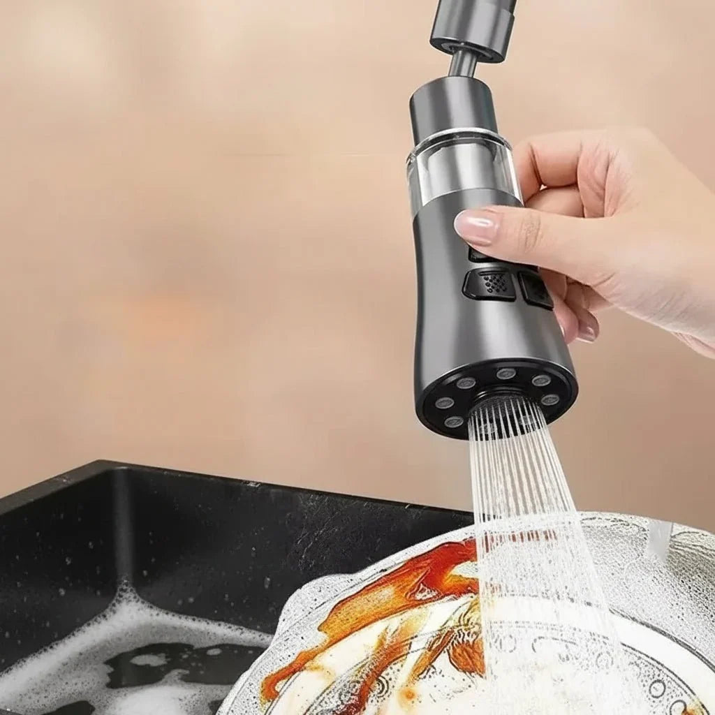 Faucet Extender 720° Rotating Spout Three Spray Modes