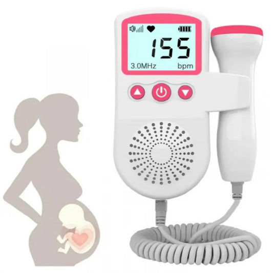 Fetal Doppler Monitor 3-Mode Backlit LCD Portable