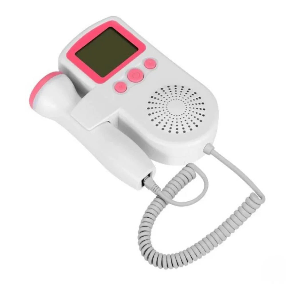 Fetal Doppler Monitor 3-Mode Backlit LCD Portable