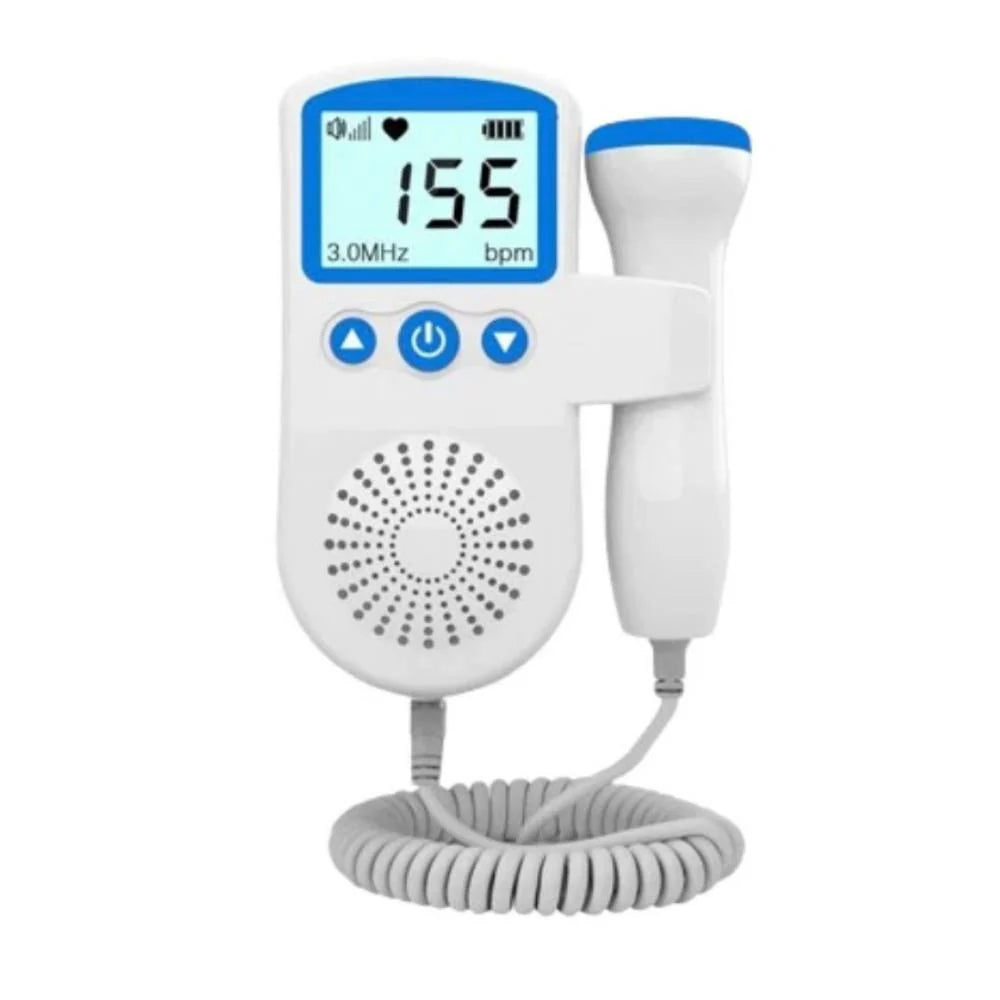 Fetal Doppler Monitor 3-Mode Backlit LCD Portable