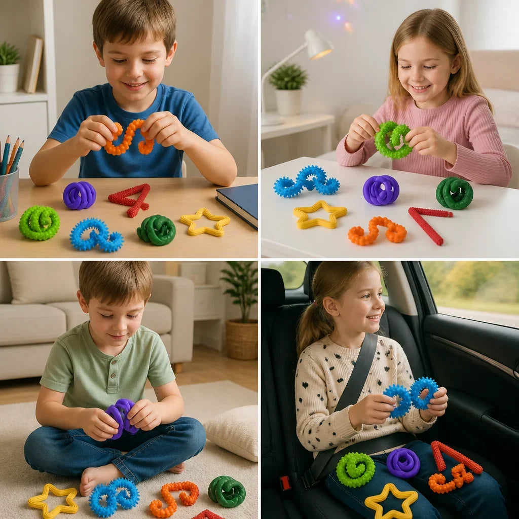 Fidget Toy Flexible Twisting Sticks Portable Sensory Play