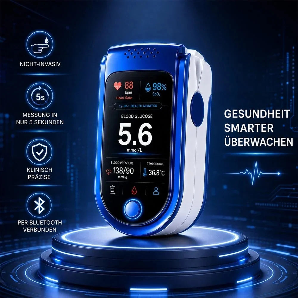 Fingertip Pulse Oximeter Clear Digital Display
