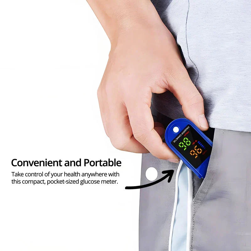 Fingertip Pulse Oximeter HD LED Display Oxygen & Pulse Monitoring