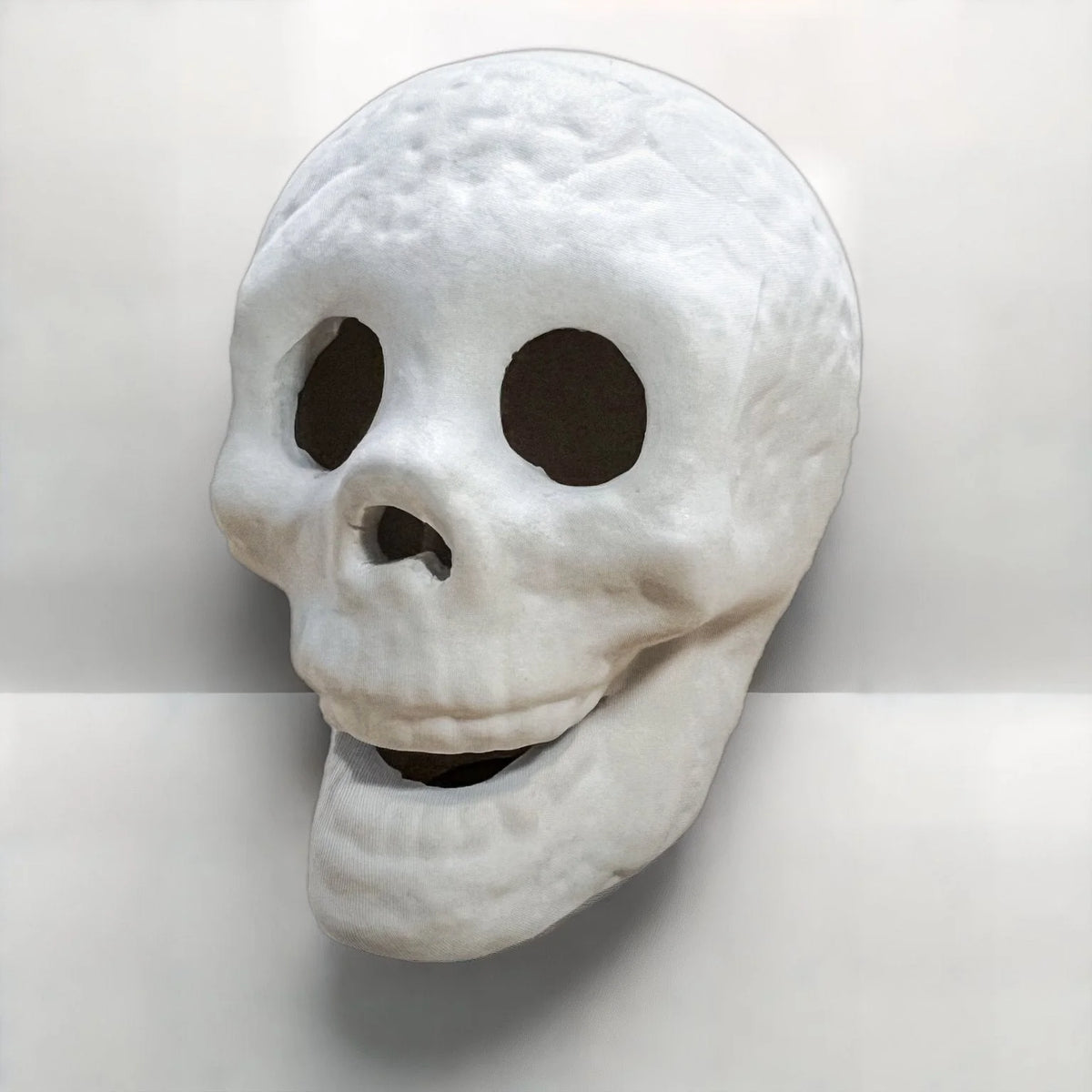 Fire Pit Skull Ceramic Hollow Flame-Through Design