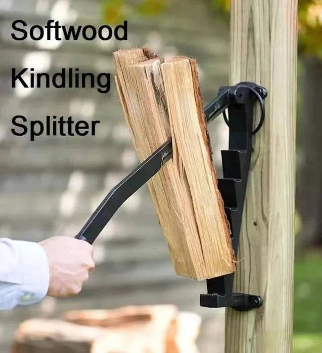 Firewood Splitter Wall-Mounted High-Carbon Steel Multiple Blades