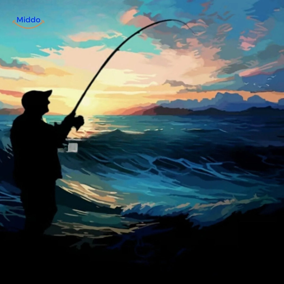 Fishing Advent Calendar 24 Accessories Reusable Wall Calendar