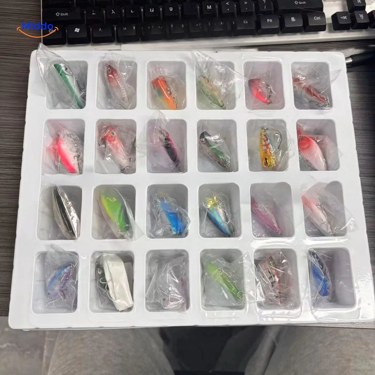 Fishing Advent Calendar 24 Accessories Reusable Wall Calendar