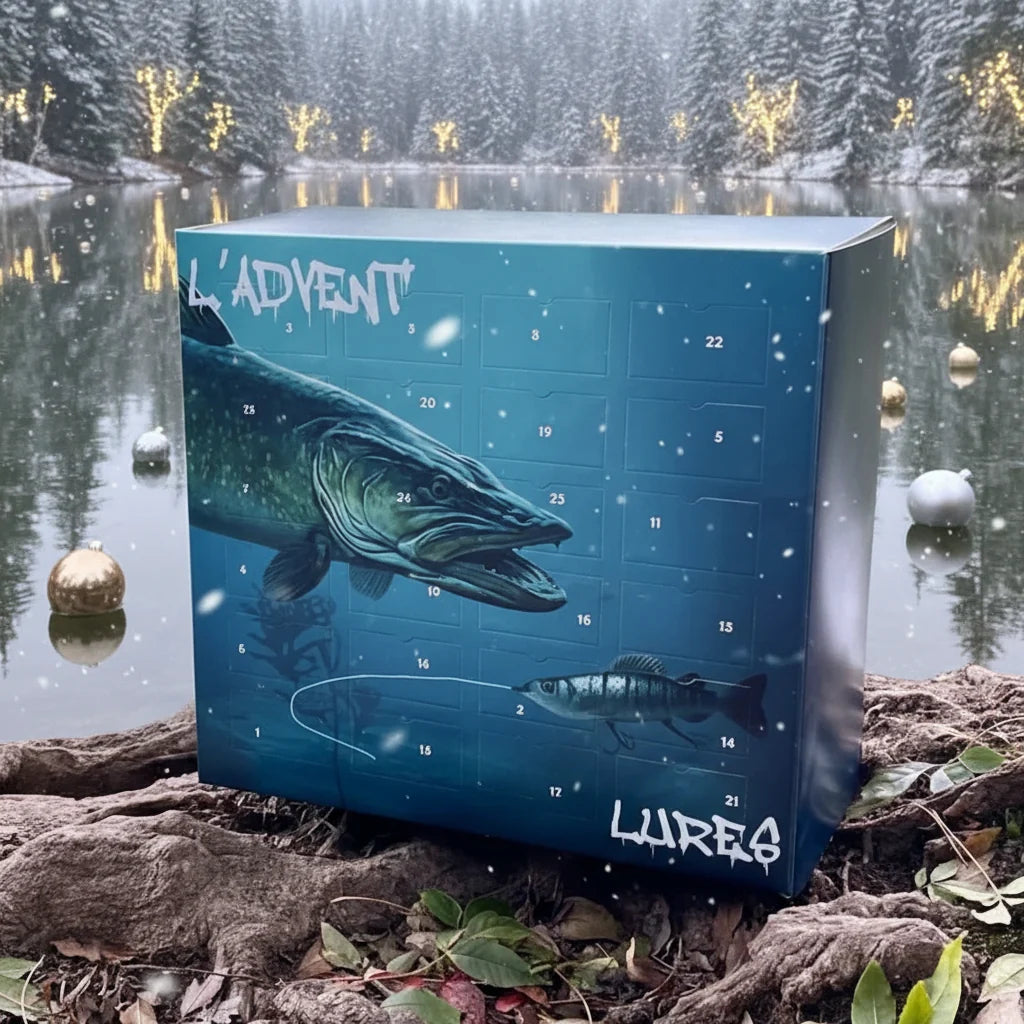 Fishing Advent Calendar 24 Compartments Lures & Hook Accessories