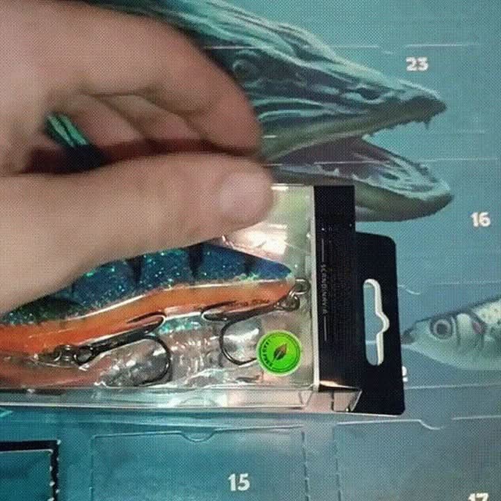 Fishing Advent Calendar 24 Compartments Lures & Hook Accessories