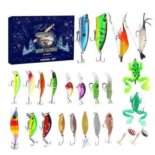 Fishing Advent Calendar 24 Compartments Lures & Hooks