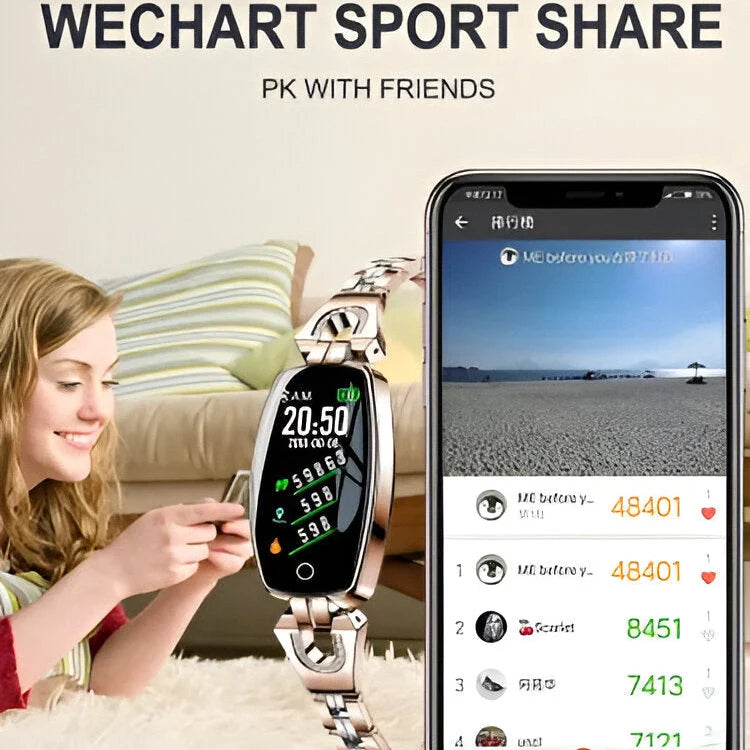 Fitness Tracker Bracelet Color Touchscreen Heart Rate Monitoring