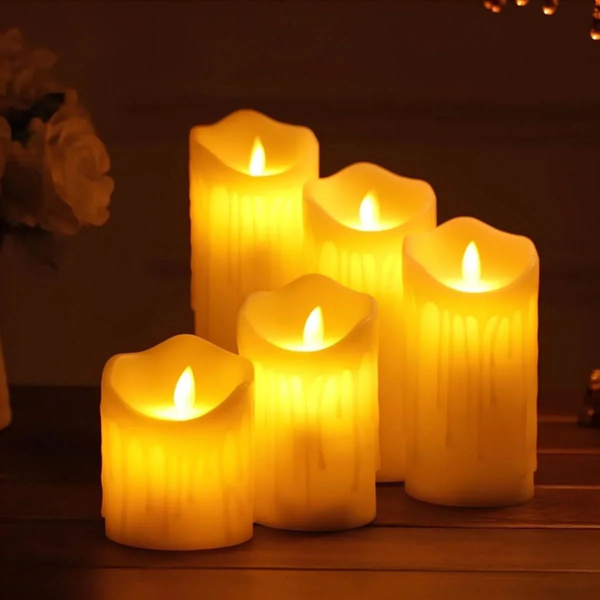 Flameless LED Candles Realistic Flickering Light