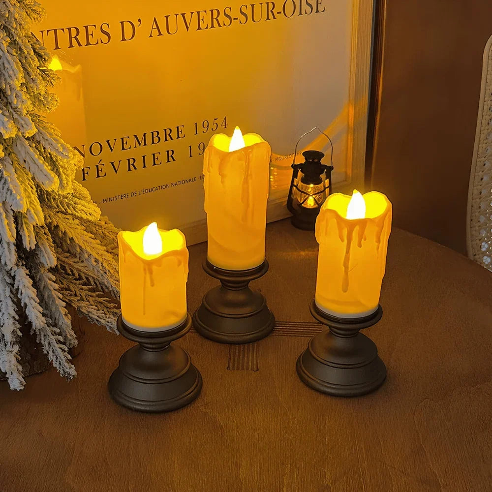 Flameless LED Candles Realistic Flickering Light
