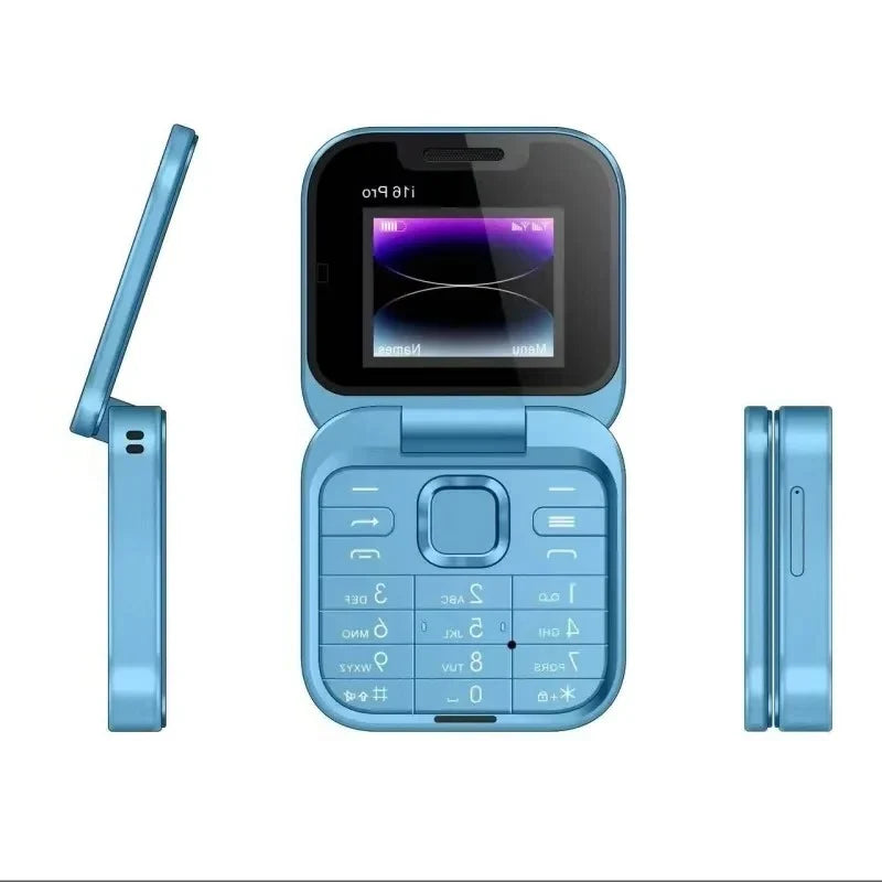 Flip Phone Large Screen Easy Keypad High-Volume Speakers