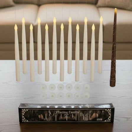Floating Candles Flameless Flickering Wand Remote Set of 12