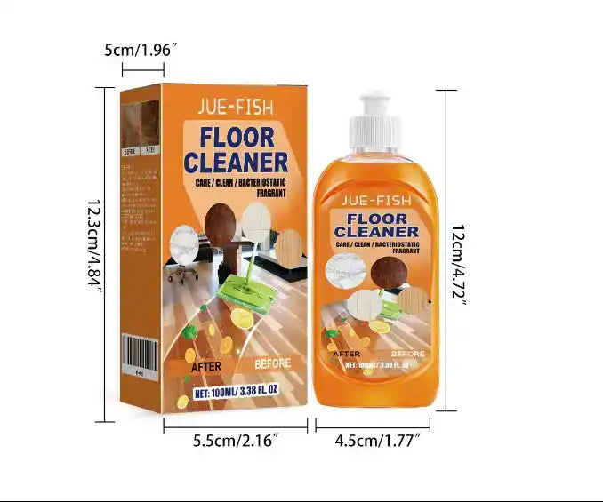 Floor Cleaner Concentrated Plant-Derived Formula Lemon Scent