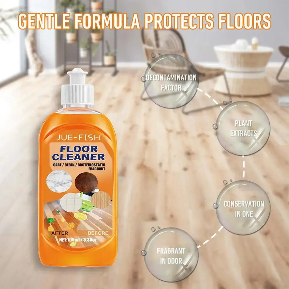 Floor Cleaner Plant-Based Deep Cleaning Lemon Scent