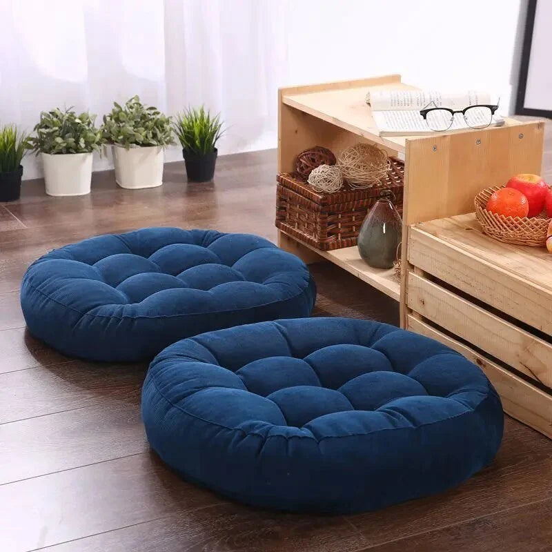 Floor Cushion Memory Foam Support Easy-Clean Exterior