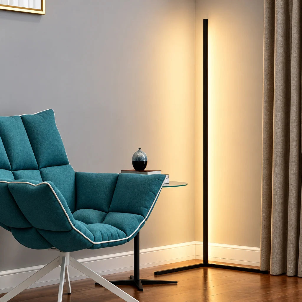 Floor Lamp Dimmable LED Remote Control Three Light Tones
