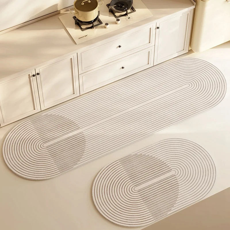 Floor Mat Diatomite Absorbent Non-Slip Machine-Washable