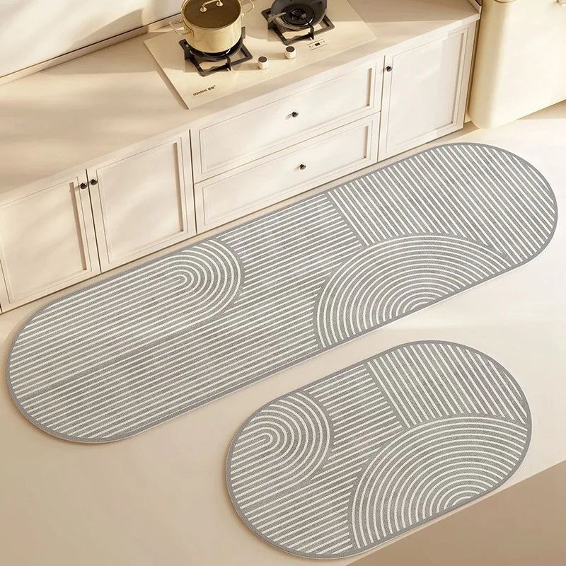 Floor Mat Diatomite Absorbent Non-Slip Machine-Washable